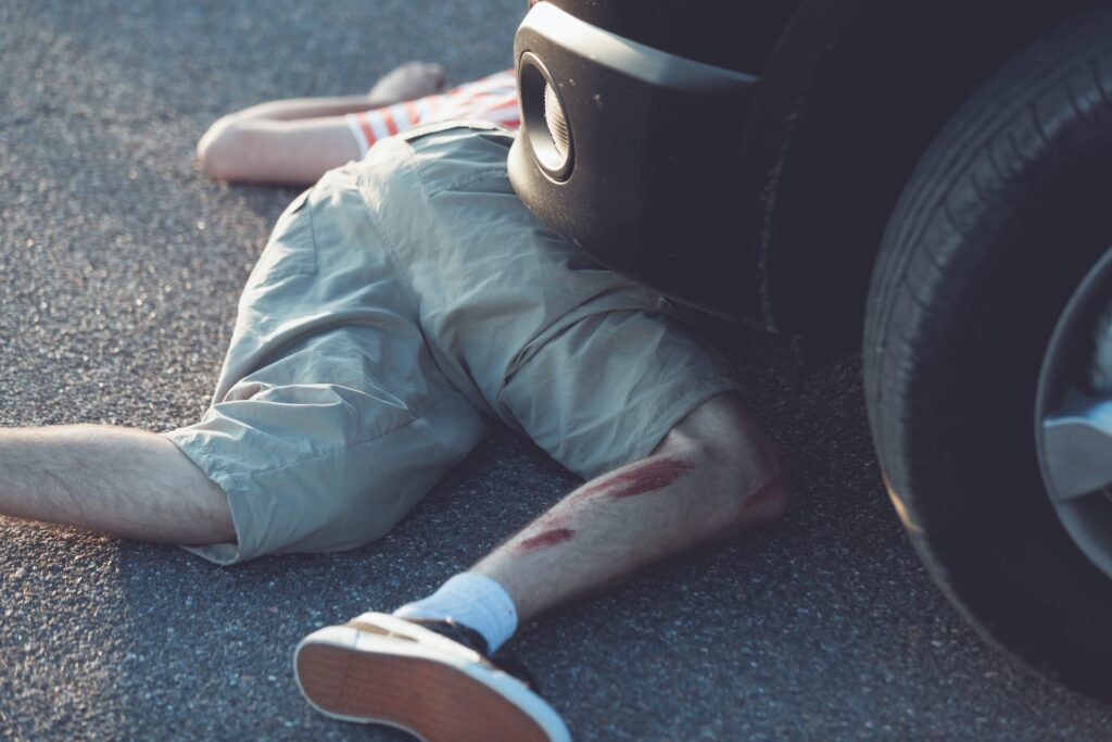 pedestrian crach
