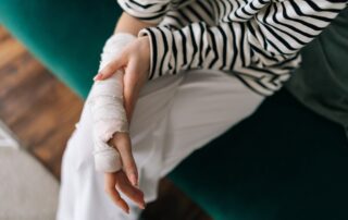 Photo of an Injured Woman