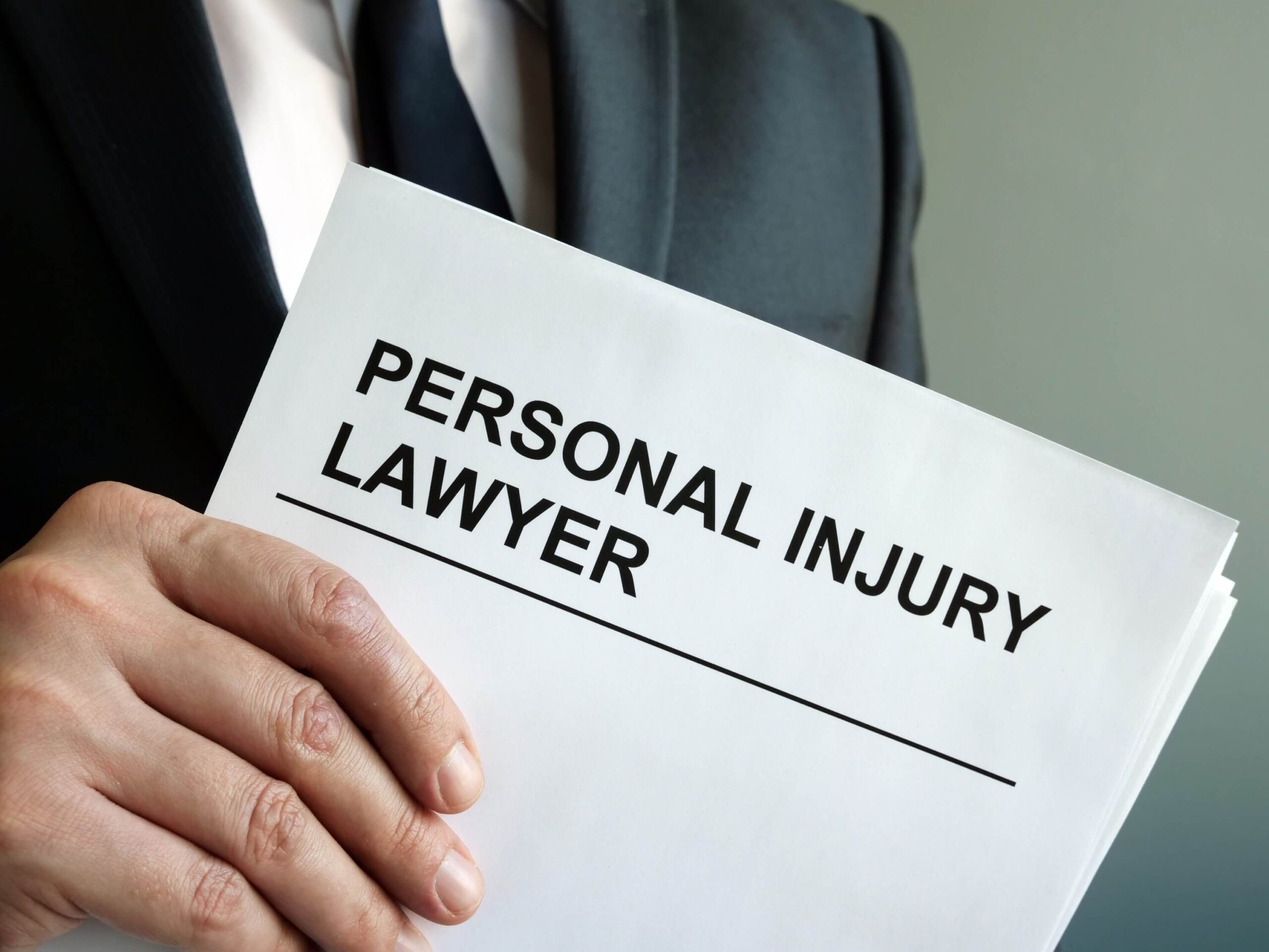 Personal injury lawyer with clipboard and law Personal injury lawyer with clipboard and law